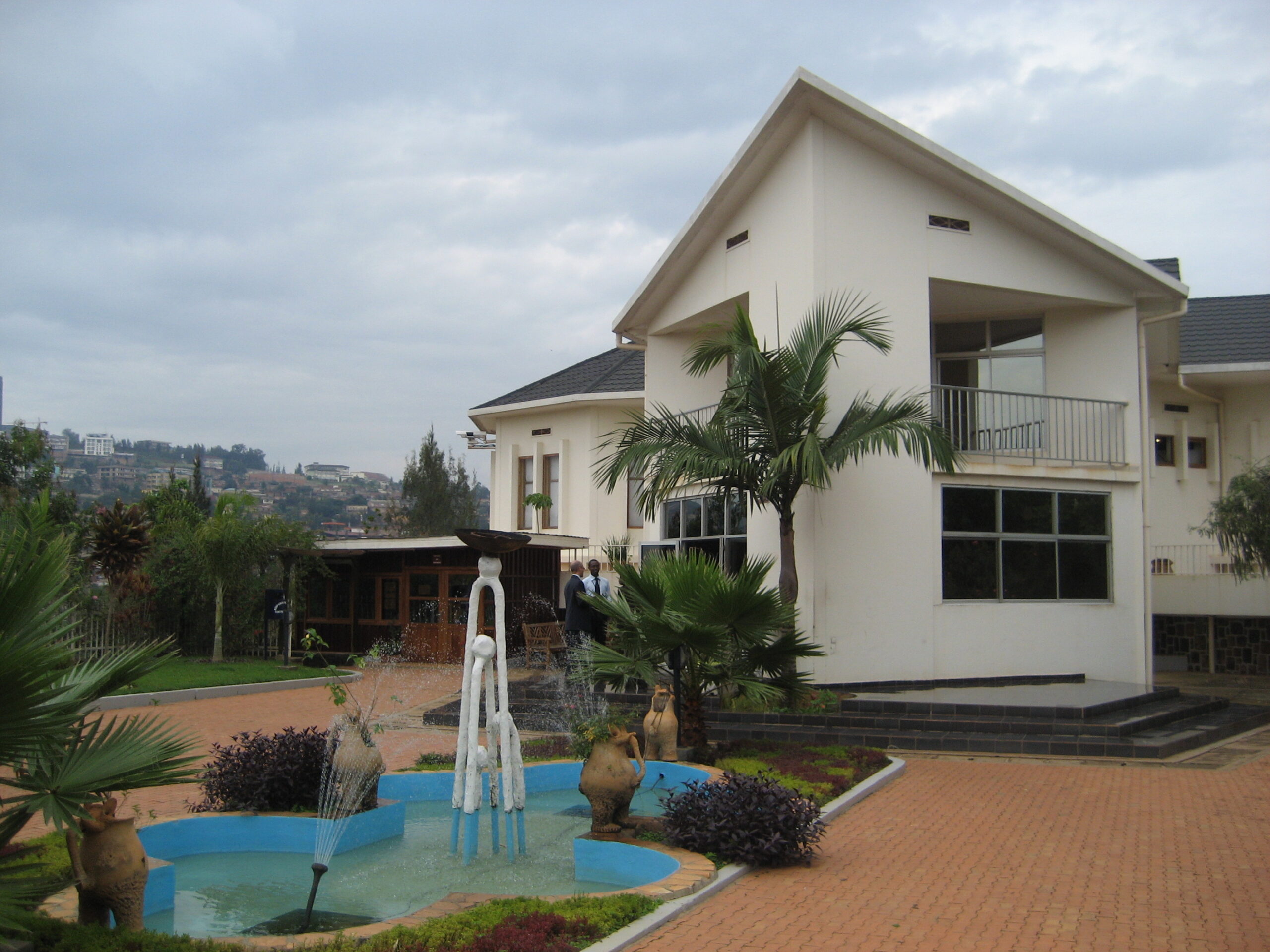 This photo shows the exterior of the Kigali Memorial Centre in Rwanda